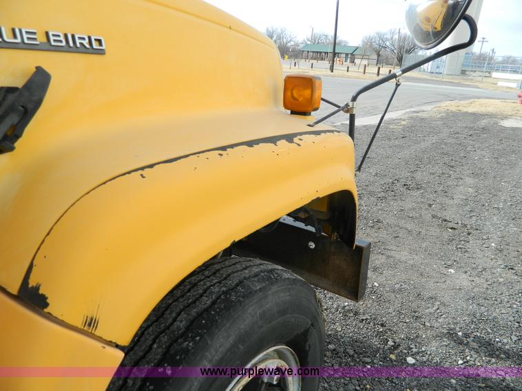 image for item G7657 1993 GMC Blue Bird 42 passenger school bus