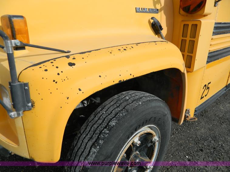 image for item G7657 1993 GMC Blue Bird 42 passenger school bus