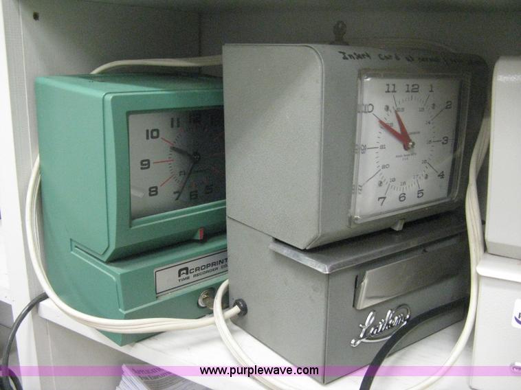 image for item M9155 (4) electric time clocks