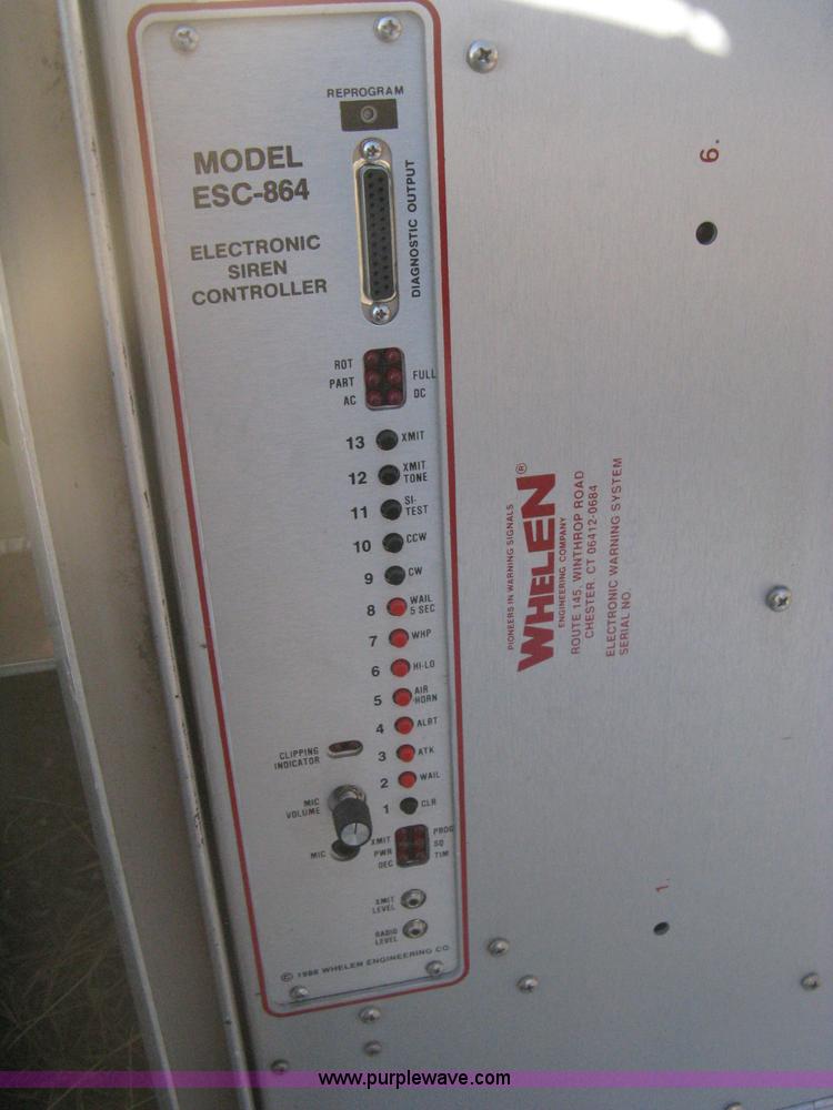 image for item M9157 (15) 1994 Whelen WPS2800 Series emergency siren control boxes