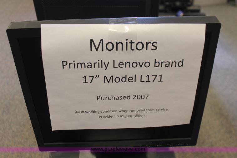 image for item O9421 (50) Lenovo/IBM 17" flat screen monitors