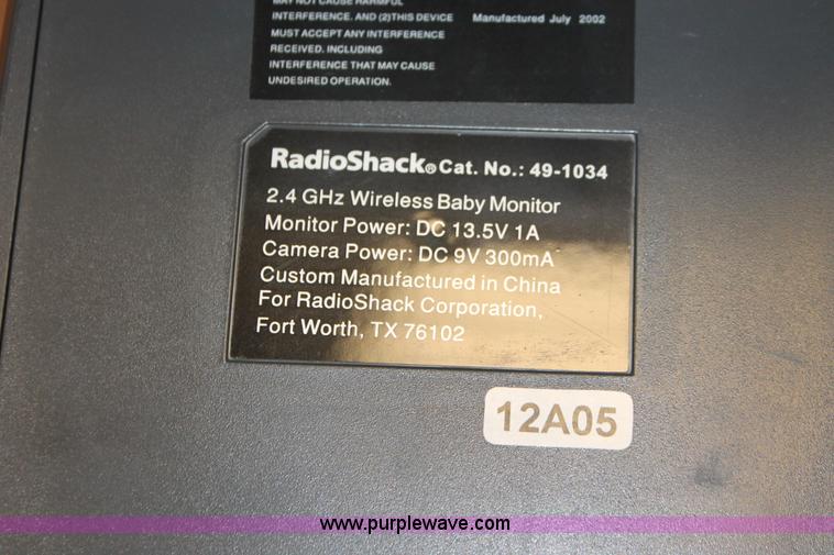 image for item O9491 Radio Shack 2.4 GHz wireless surveillance systems