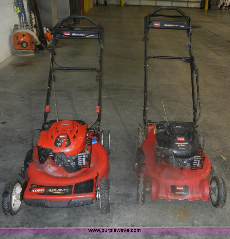image for item T9597 (2) Toro push mowers