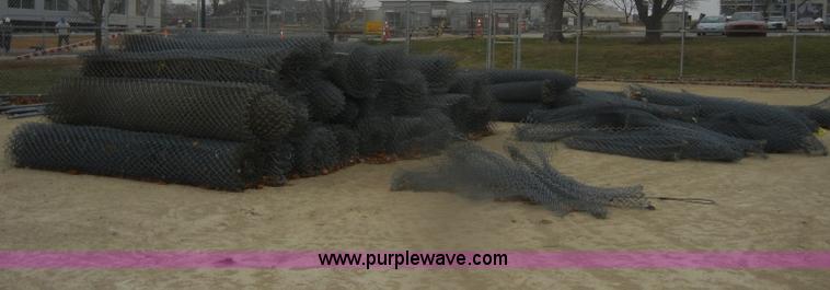 image for item T9620 Assorted chain link fencing and materials