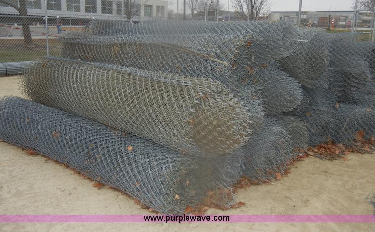 image for item T9620 Assorted chain link fencing and materials