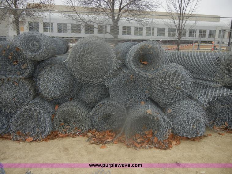 image for item T9620 Assorted chain link fencing and materials