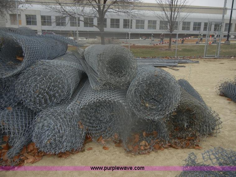 image for item T9620 Assorted chain link fencing and materials