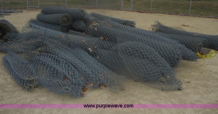image for item T9620 Assorted chain link fencing and materials