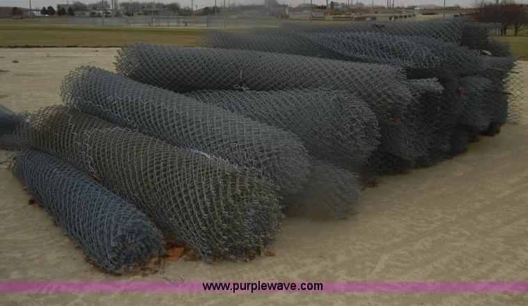 image for item T9620 Assorted chain link fencing and materials