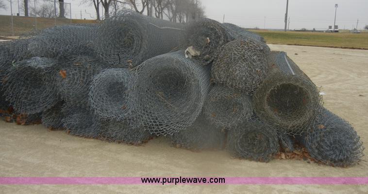 image for item T9620 Assorted chain link fencing and materials