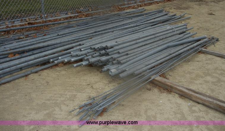 image for item T9620 Assorted chain link fencing and materials