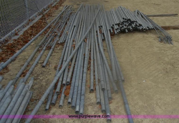 image for item T9620 Assorted chain link fencing and materials