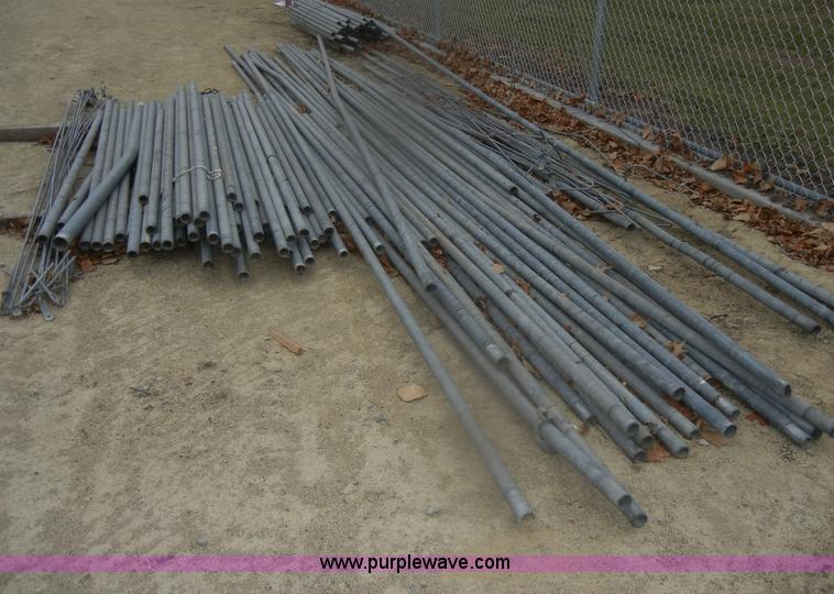 image for item T9620 Assorted chain link fencing and materials
