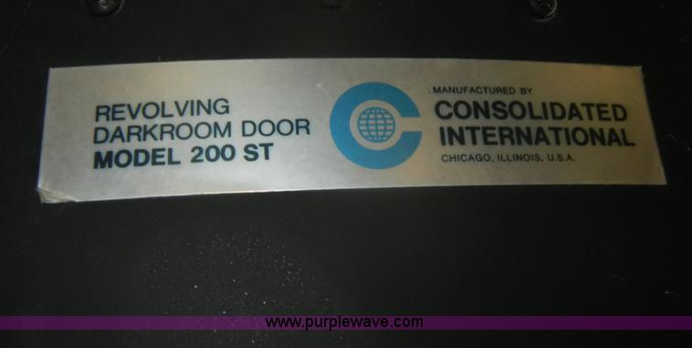 image for item T9639 Consolidated International revolving darkroom door