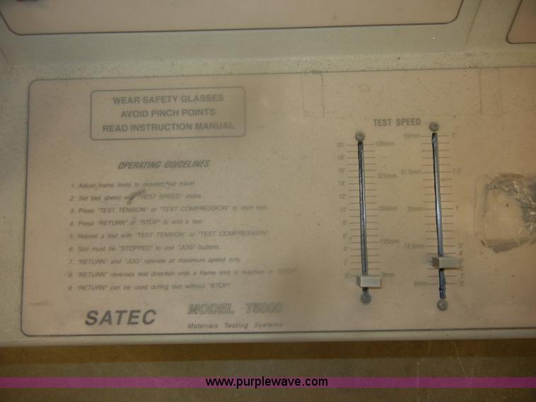 image for item T9667 (2) Satec T5000 table top testing frames