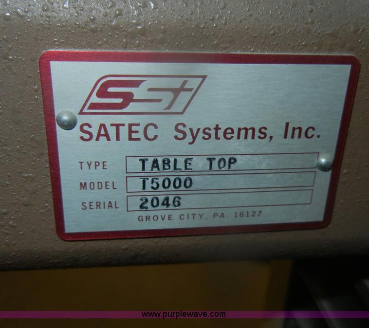 image for item T9667 (2) Satec T5000 table top testing frames