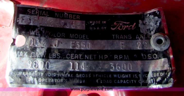 image for item V9418 1962 Ford F350 dump truck