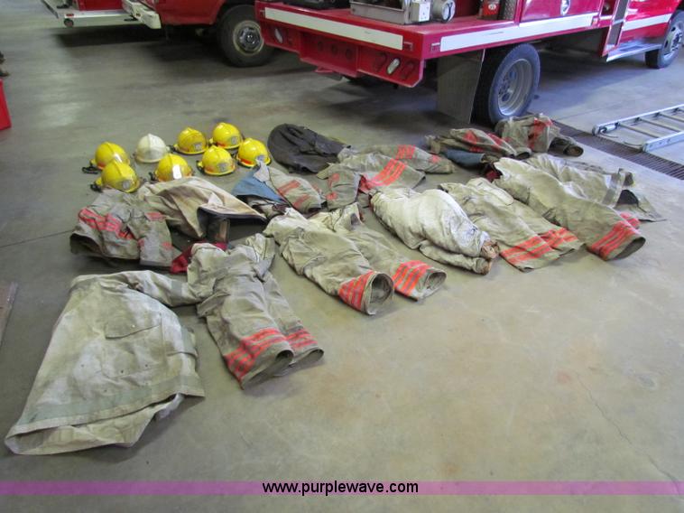 image for item V9421 Assorted firefighter bunker gear