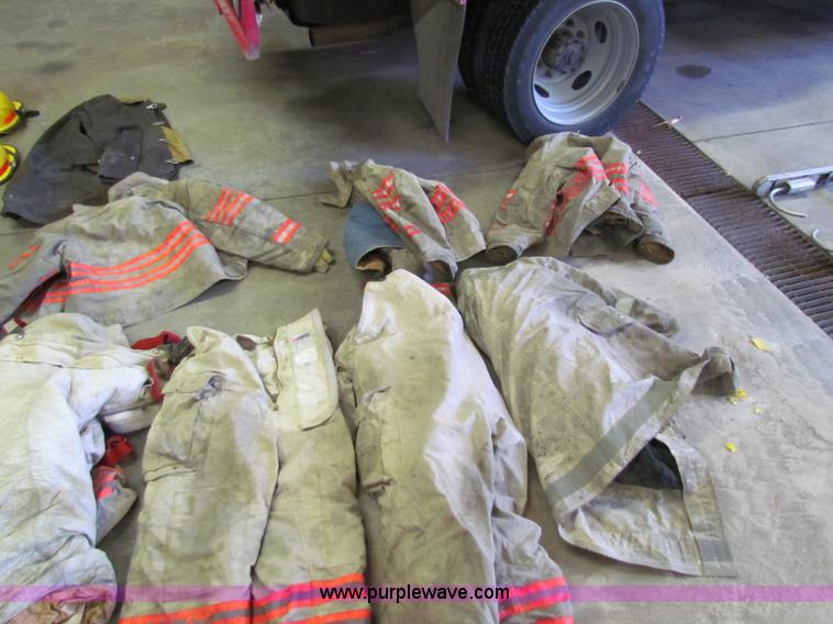 image for item V9421 Assorted firefighter bunker gear