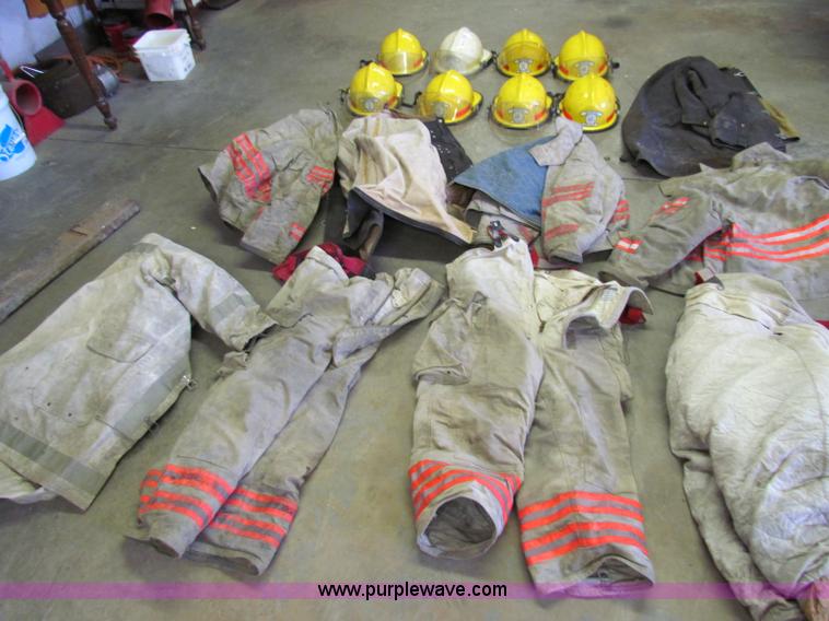 image for item V9421 Assorted firefighter bunker gear