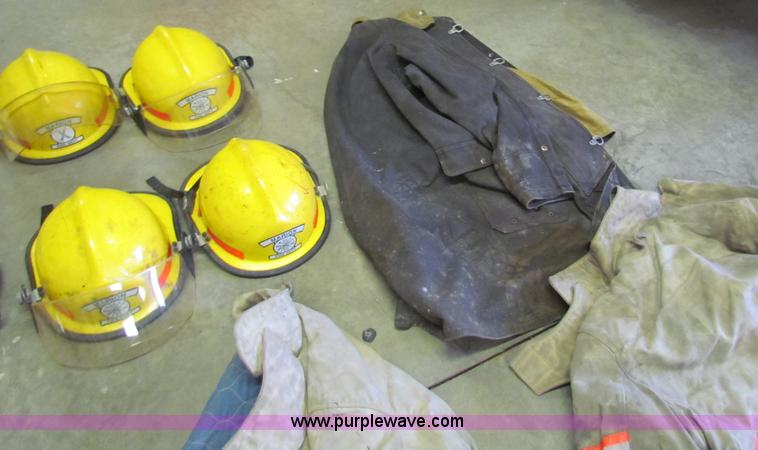 image for item V9421 Assorted firefighter bunker gear