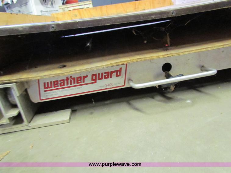 image for item V9427 Weather guard Bed Rat 3400 aluminum pull out truck bed shelf