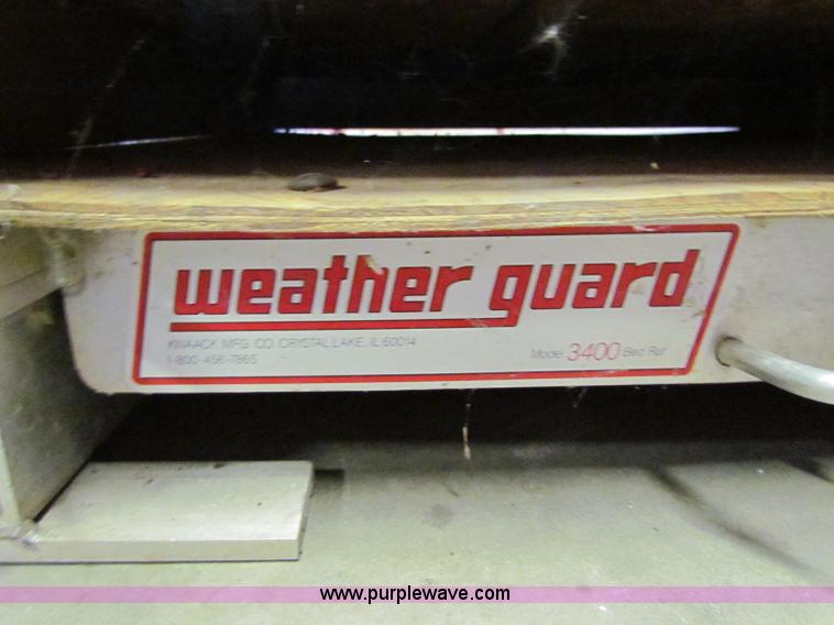 image for item V9427 Weather guard Bed Rat 3400 aluminum pull out truck bed shelf