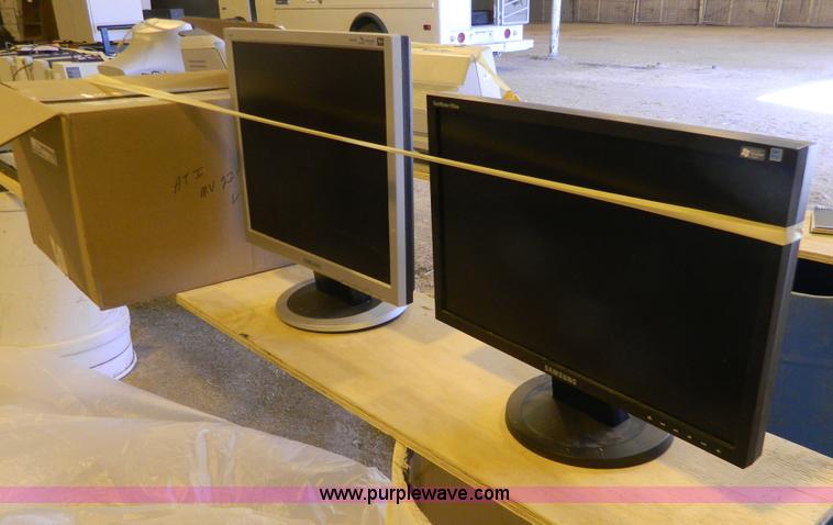 image for item Y9197 (2) flat screen monitors