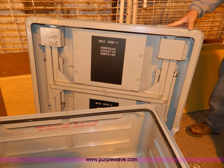 image for item Y9208 (2) Civil Defense surplus storage containers