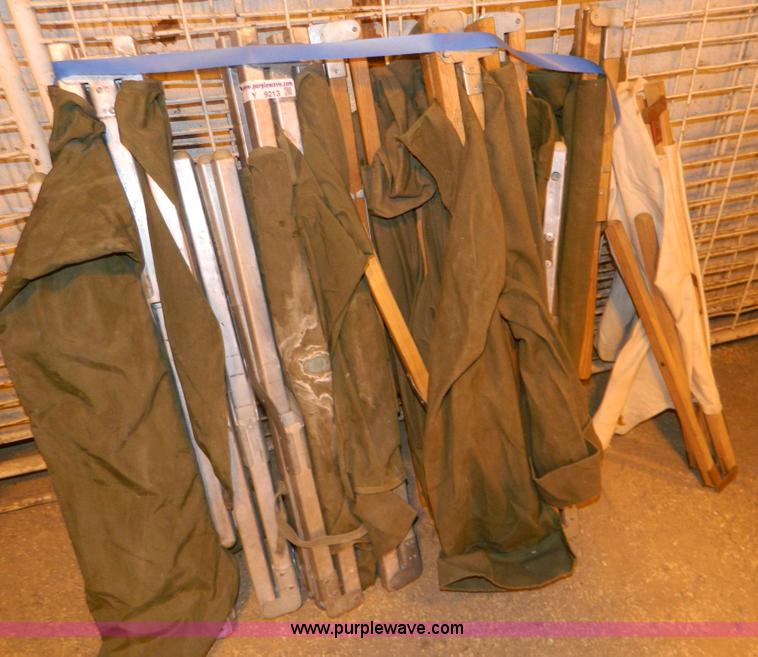 image for item Y9213 (6) Army surplus cots