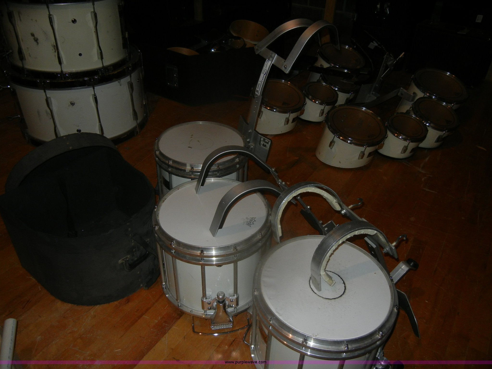 (3) marching snare drums with harnesses in Silver Lake, KS Item T9669