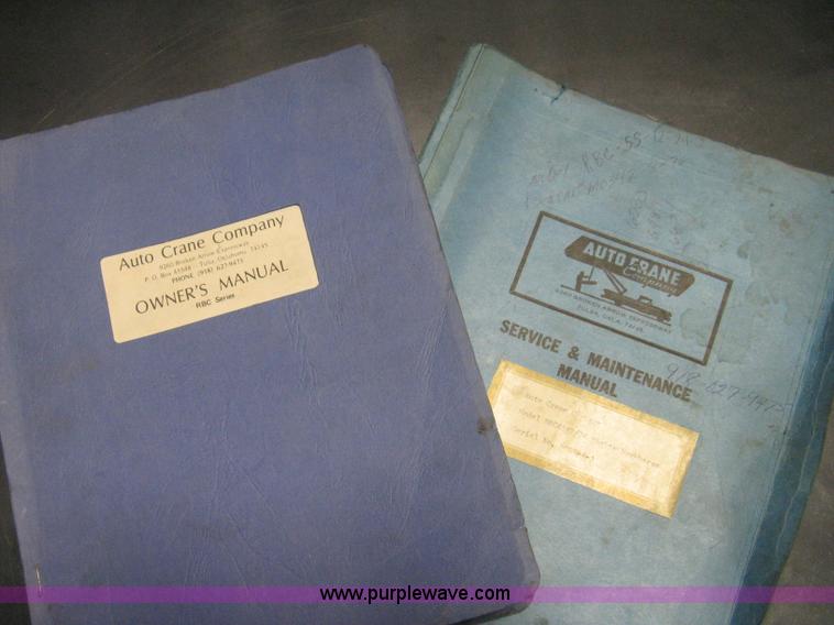 image for item B8335 Auto Crane Co. Mighty Workhorse RBC-4 crane