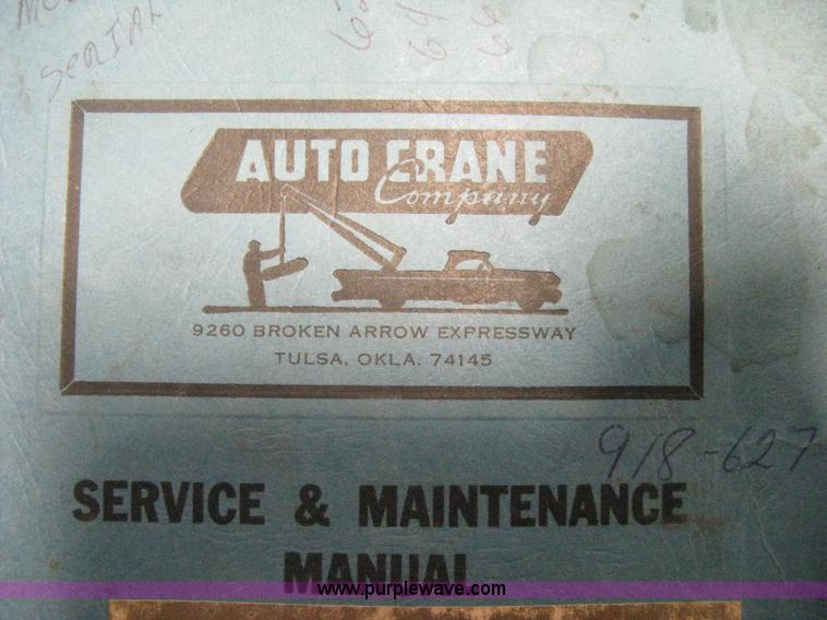 image for item B8335 Auto Crane Co. Mighty Workhorse RBC-4 crane