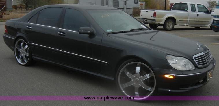 image for item D4730 2000 Mercedes Benz S430