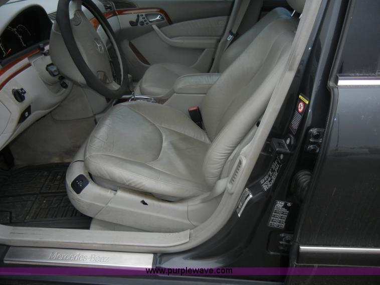 image for item D4730 2000 Mercedes Benz S430