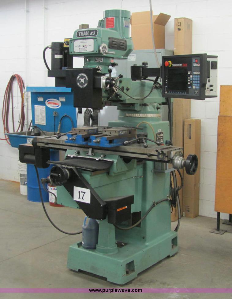image for item E2769 Southwestern Industries Trak K3sx CNC knee mill