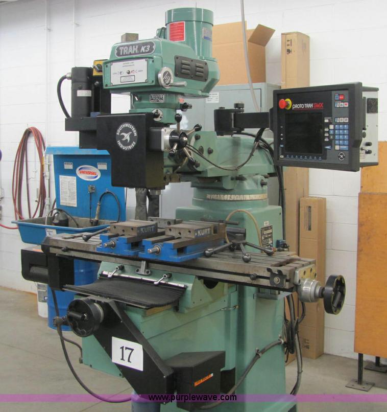 image for item E2769 Southwestern Industries Trak K3sx CNC knee mill