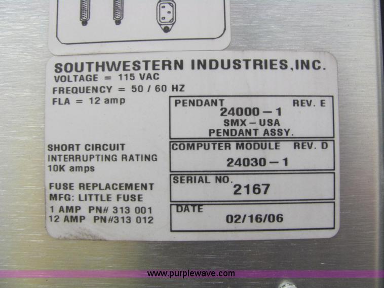 image for item E2769 Southwestern Industries Trak K3sx CNC knee mill