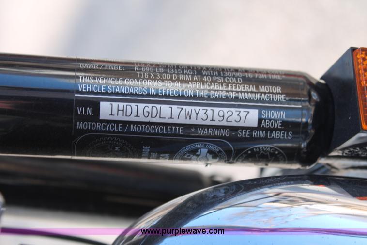 image for item O9398 1998 Harley Davidson Dyna Low Rider motorcycle