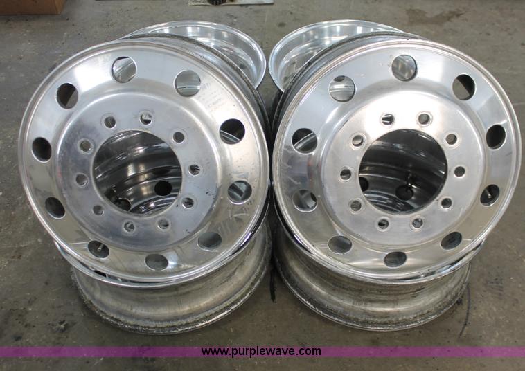 image for item O9463 (6) Alcoa Forged 24.5 x 8.25 wheels