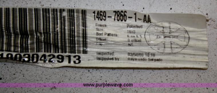 image for item O9897 (4) 16x8 wheels