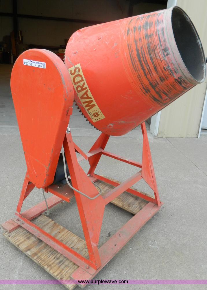 Montgomery Ward cement mixer in Wakeeney, KS Item Y9214 sold Purple