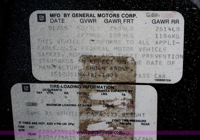 image for item O9374 1988 Chevrolet Caprice Classic Brougham