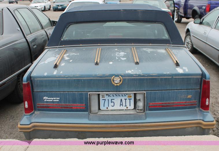 image for item O9375 1987 Cadillac DeVille