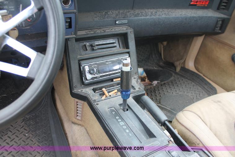 image for item O9381 1987 Chevrolet Camaro Z28