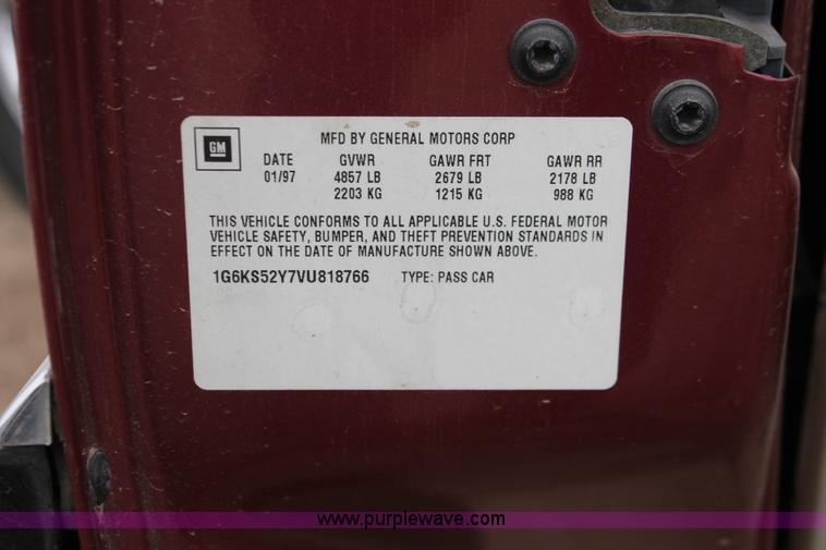 image for item O9388 1997 Cadillac Seville SLS