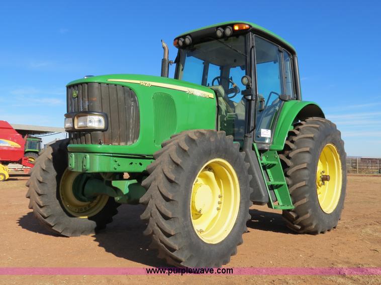 image for item B4548 2004 John Deere 7420 MFWD tractor