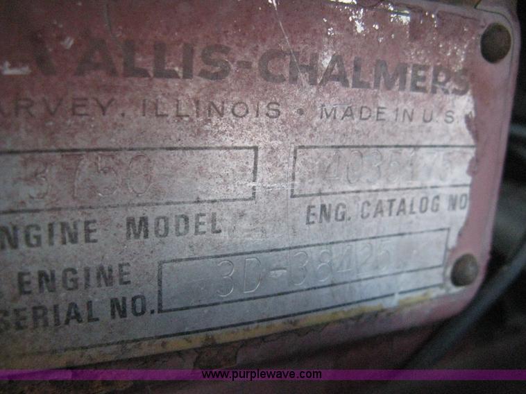 image for item B8487 1976 Allis Chalmers 7080 tractor