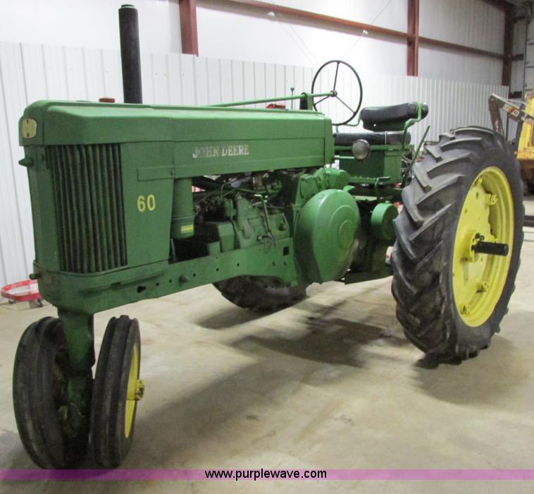 image for item E7008 1954 John Deere 60 tractor