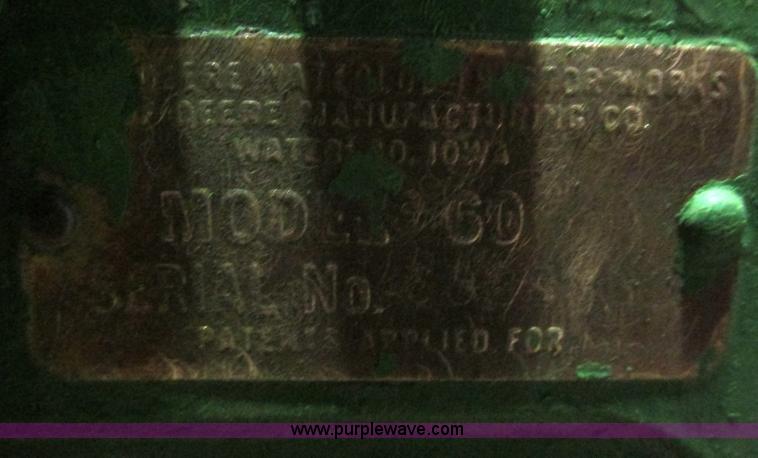 image for item E7008 1954 John Deere 60 tractor